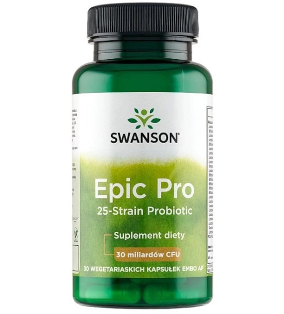SWANSON Epic Pro 25-Strain Probiotic 30dr vcaps.