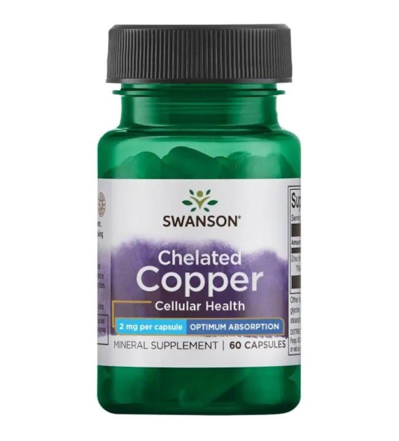 SWANSON Albion Chelat Miedzi 2mg, 60kaps.