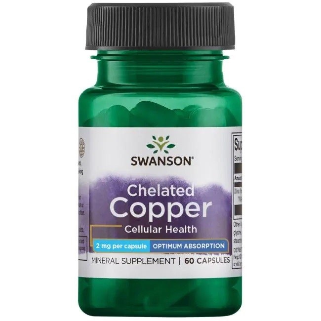 SWANSON Albion Chelat Miedzi 2mg, 60kaps.