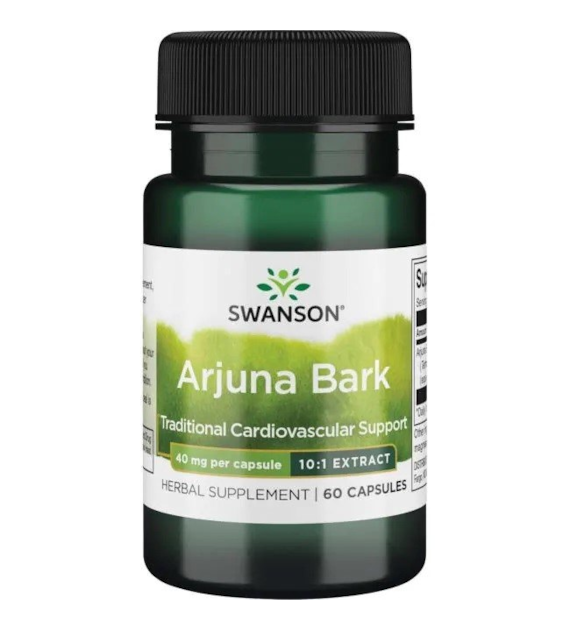 SWANSON Arjuna Bark 10:1 Extract 40mg, 60kaps.
