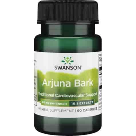 SWANSON Arjuna Bark 10:1 Extract 40mg, 60kaps.