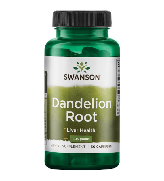 SWANSON Dandelion root 515mg, 60kaps. - Mniszek lekarski