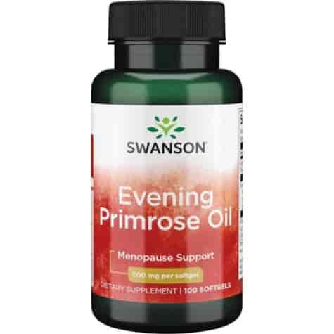 SWANSON Evening Primrose Oil 500mg, 100sgels.  - Olej z wiesiołka
