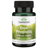 SWANSON Bee Propolis 550mg, 60 kaps.
