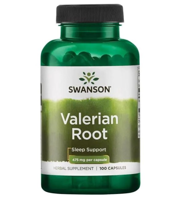 SWANSON Valerian root 475mg, 100 kaps. - korzeń kozłka