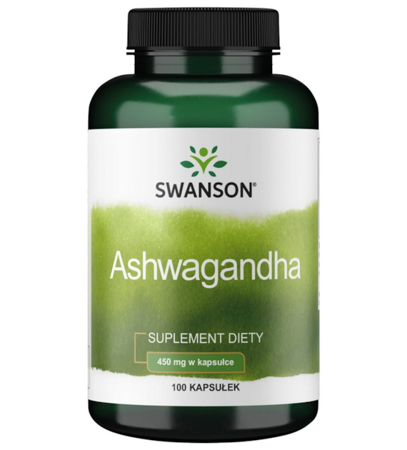 SWANSON Ashwagandha 450mg, 100kaps.