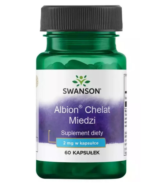 SWANSON Albion Chelat Miedzi 2mg, 60kaps.
