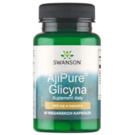 SWANSON Glycine 500mg, 60vcaps. - Glicyna