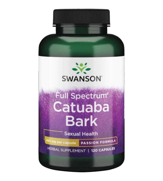 SWANSON Catuaba bark 465mg, 120 kaps.