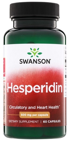 SWANSON Hesperidin 500mg, 60kaps. - hesperydyna
