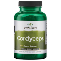SWANSON Cordyceps 600mg, 120 kaps.