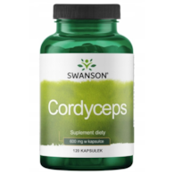 SWANSON Cordyceps 600mg, 120 kaps.