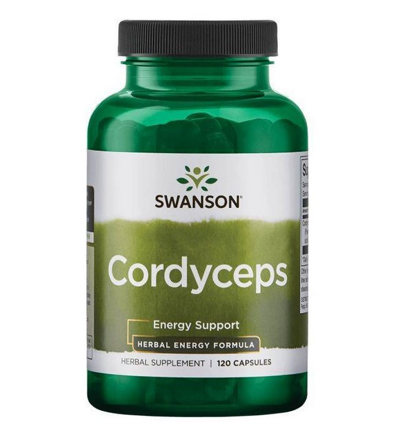 SWANSON Cordyceps 600mg, 120 kaps.
