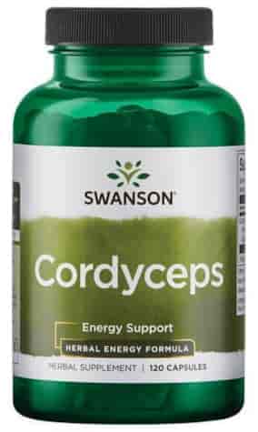SWANSON Cordyceps 600mg, 120 kaps.