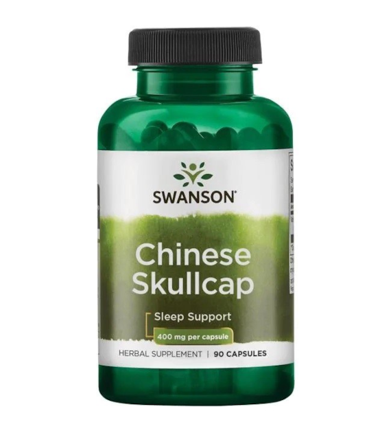 SWANSON Chinese Skullcap  400mg, 90kaps. - Tarczyca Bajkalska