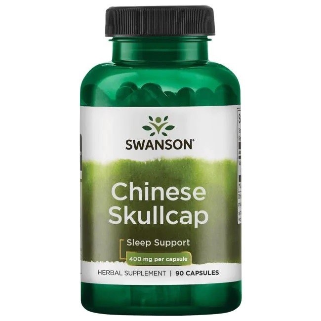 SWANSON Chinese Skullcap  400mg, 90kaps. - Tarczyca Bajkalska