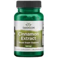 SWANSON Cinnamon Extract 250mg, 90kaps. - Cynamon ekstrakt