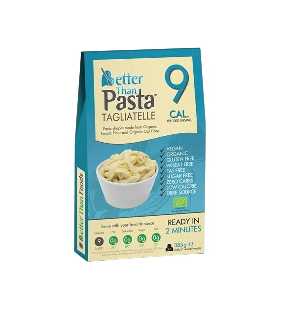 BETTER THAN FOODS Makaron Konjac Tagliatelle bezglutenowy BIO 385g