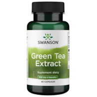 SWANSON Green Tea Extract 500mg, 60kaps. - Ekstrakt z zielonej herbaty