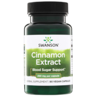 SWANSON Cinnamon Extract 250mg, 90kaps. - Cynamon ekstrakt