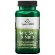 SWANSON Hair, Skin & Nails 60tabl. - Włosy, skóra, paznokcie