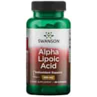 SWANSON Alpha Lipoic Acid 600mg, 60kaps. - kwas alfa liponowy