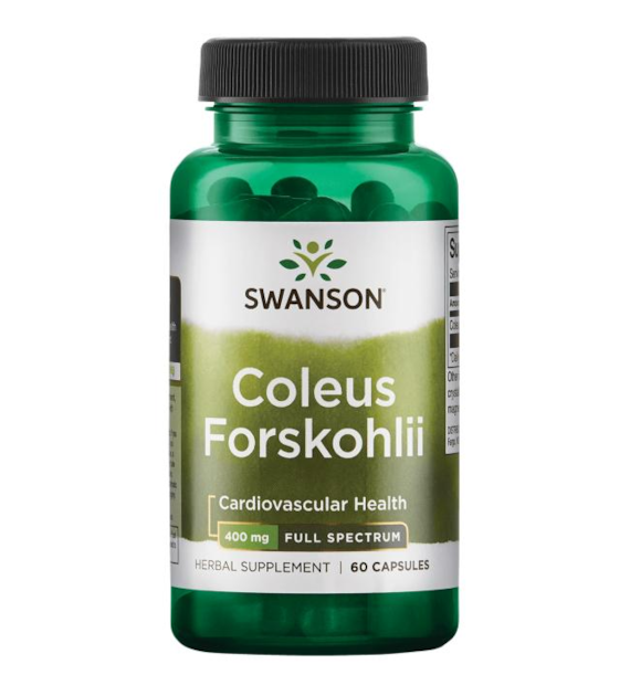 SWANSON Coleus Forskohlii 400mg, 60k. - Pokrzywa Indyjska