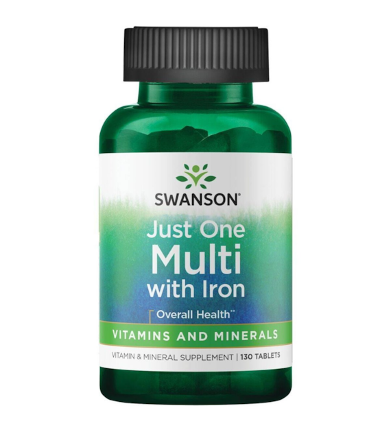 SWANSON Century Formula Multi with Iron 130tabl. - Multi Vitamin + Mineral Supplement