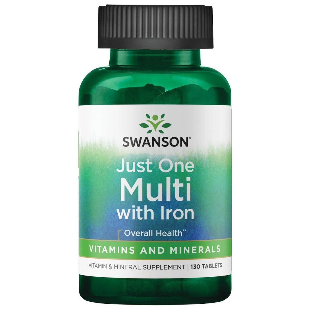 SWANSON Century Formula Multi with Iron 130tabl. - Multi Vitamin + Mineral Supplement