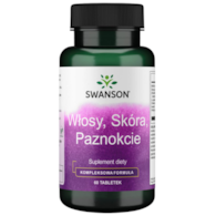 SWANSON Hair, Skin, Nails 60tabl. - Włosy, skóra, paznokcie