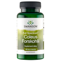 SWANSON Coleus Forskohlii 400mg, 60k. - Pokrzywa Indyjska