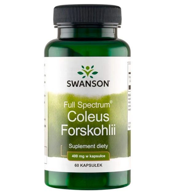 SWANSON Coleus Forskohlii 400mg, 60k. - Pokrzywa Indyjska