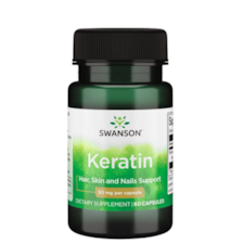 SWANSON Keratin 50mg, 60 kaps. - keratyna