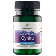 SWANSON Albion Chelat Cynku 15mg, 60kaps.