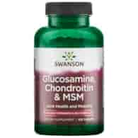 SWANSON Glucosamine, Chondroitin & MSM 120tabl.