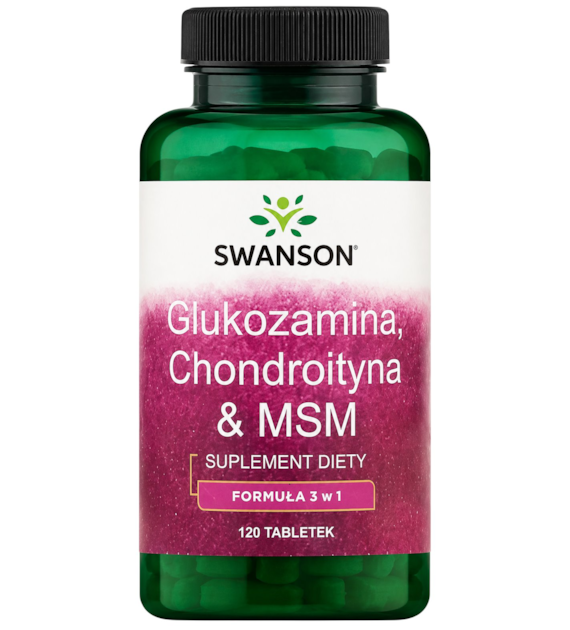 SWANSON Glucosamine, Chondroitin, MSM 120tabl.