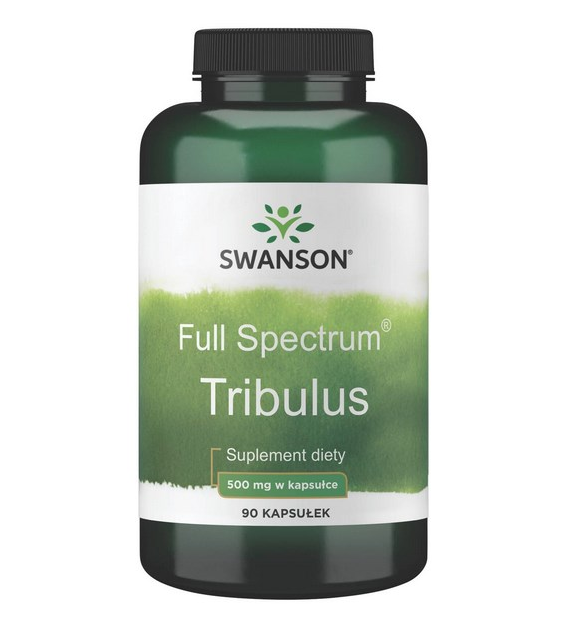 SWANSON Tribulus 500mg, 90 kaps - buzdyganek owoce
