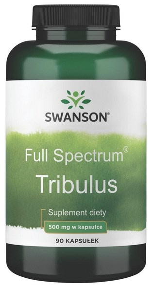 SWANSON Tribulus 500mg, 90 kaps - buzdyganek owoce