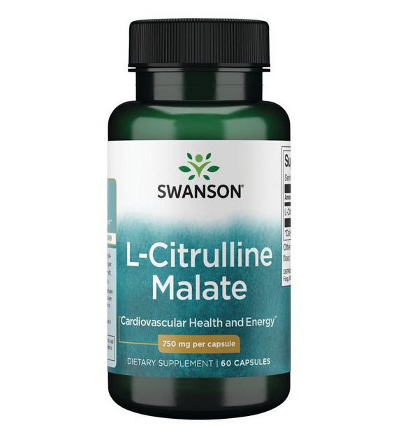 SWANSON L-Citrulline Malate 750mg, 60kaps. - cytrulina
