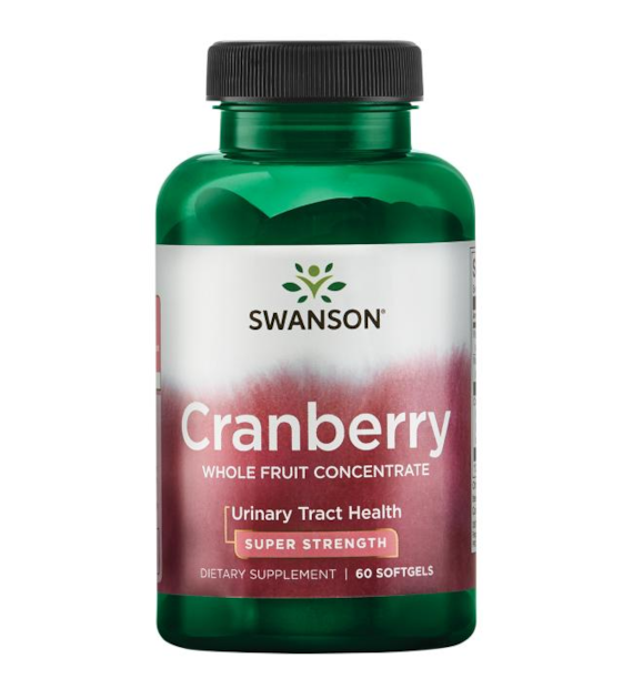 SWANSON Cranberry Super Strength ekstrakt 420mg, 60kaps. - Żurawina