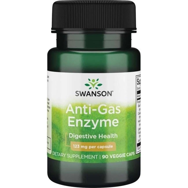 SWANSON Anti-Gas Enzyme 90vcaps.