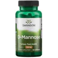 SWANSON D-Mannose 700mg, 60kaps. - D-Mannoza