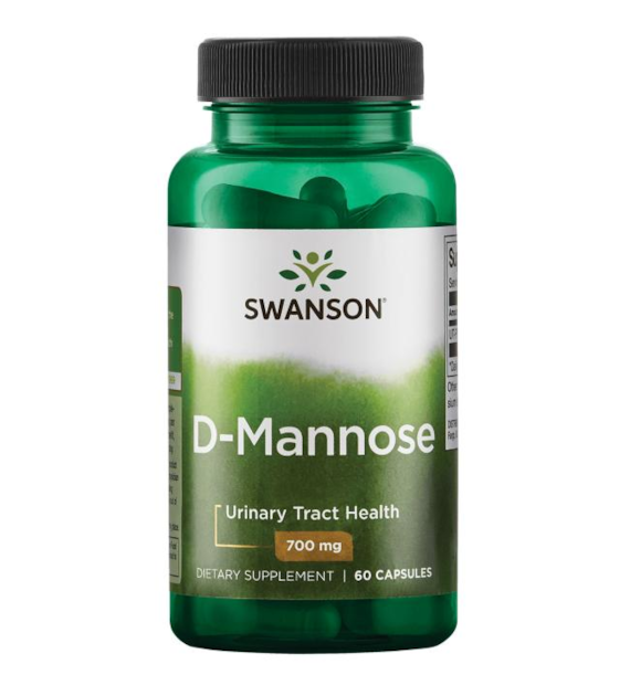 SWANSON D-Mannose 700mg, 60kaps. - D-Mannoza