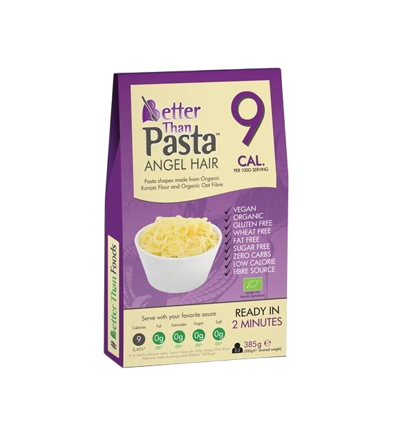 BETTER THAN FOODS Makaron Konjac Angel Hair bezglutenowy BIO 385g