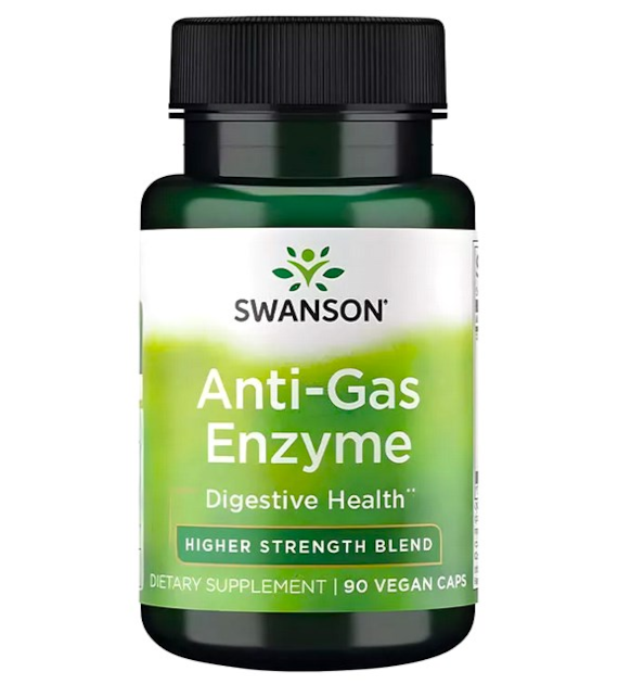 SWANSON Anti-Gas Enzyme 90vcaps.
