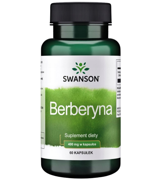 SWANSON Berberine 400mg, 60kaps. - Berberyna