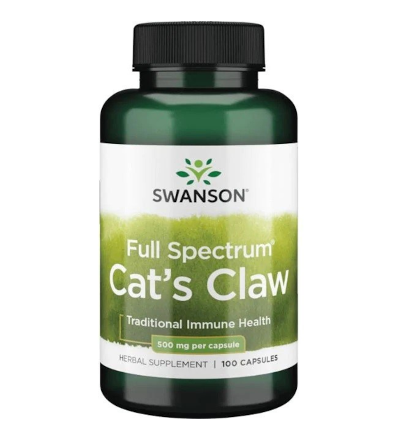 SWANSON Cat's Claw 500mg, 100kaps.