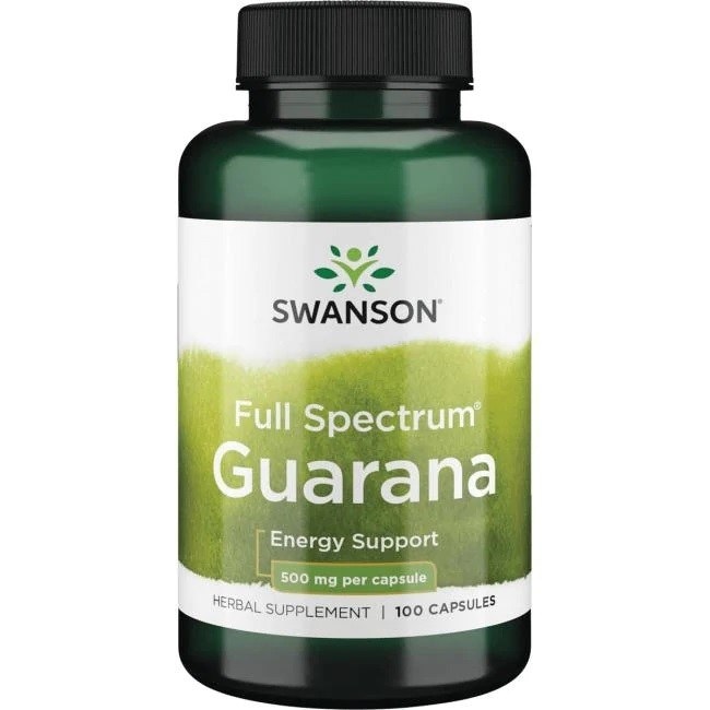 SWANSON Guarana 500mg 100kaps.