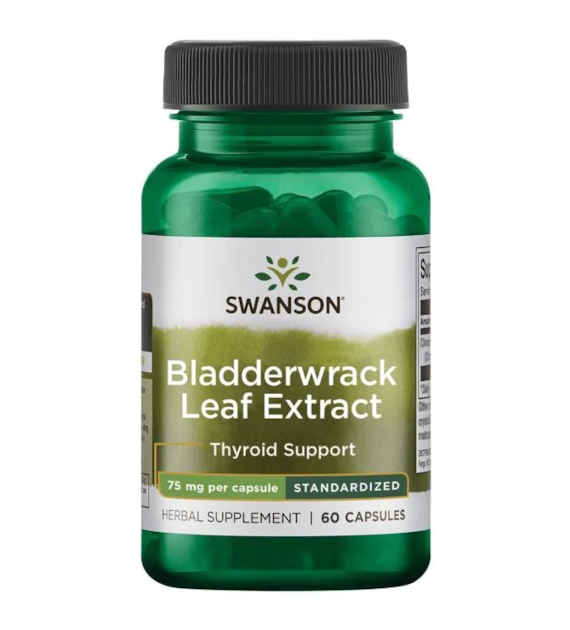 SWANSON Bladderwrack Leaves 60kaps. - Morszczyn Pęcherzykowaty