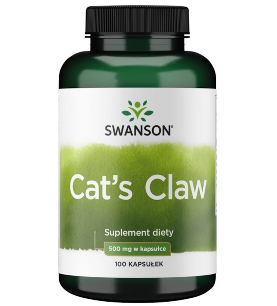 SWANSON Cat's Claw 500mg, 100kaps.